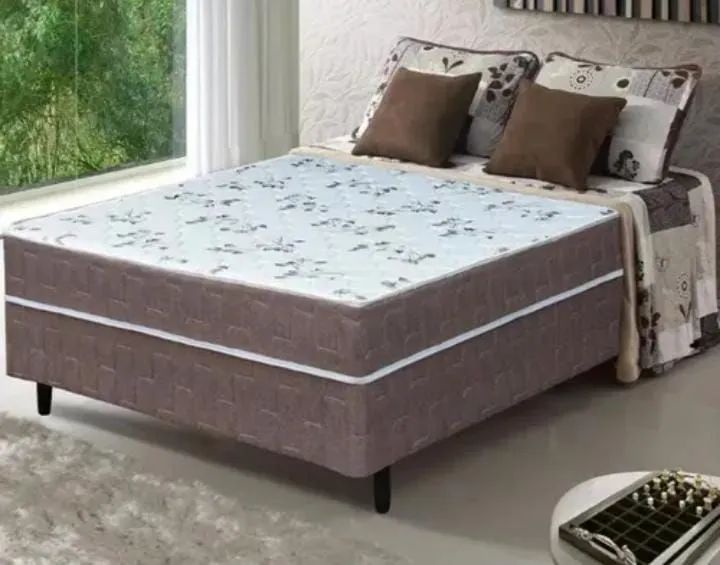 Cama casal conjugada com molas ensacadas