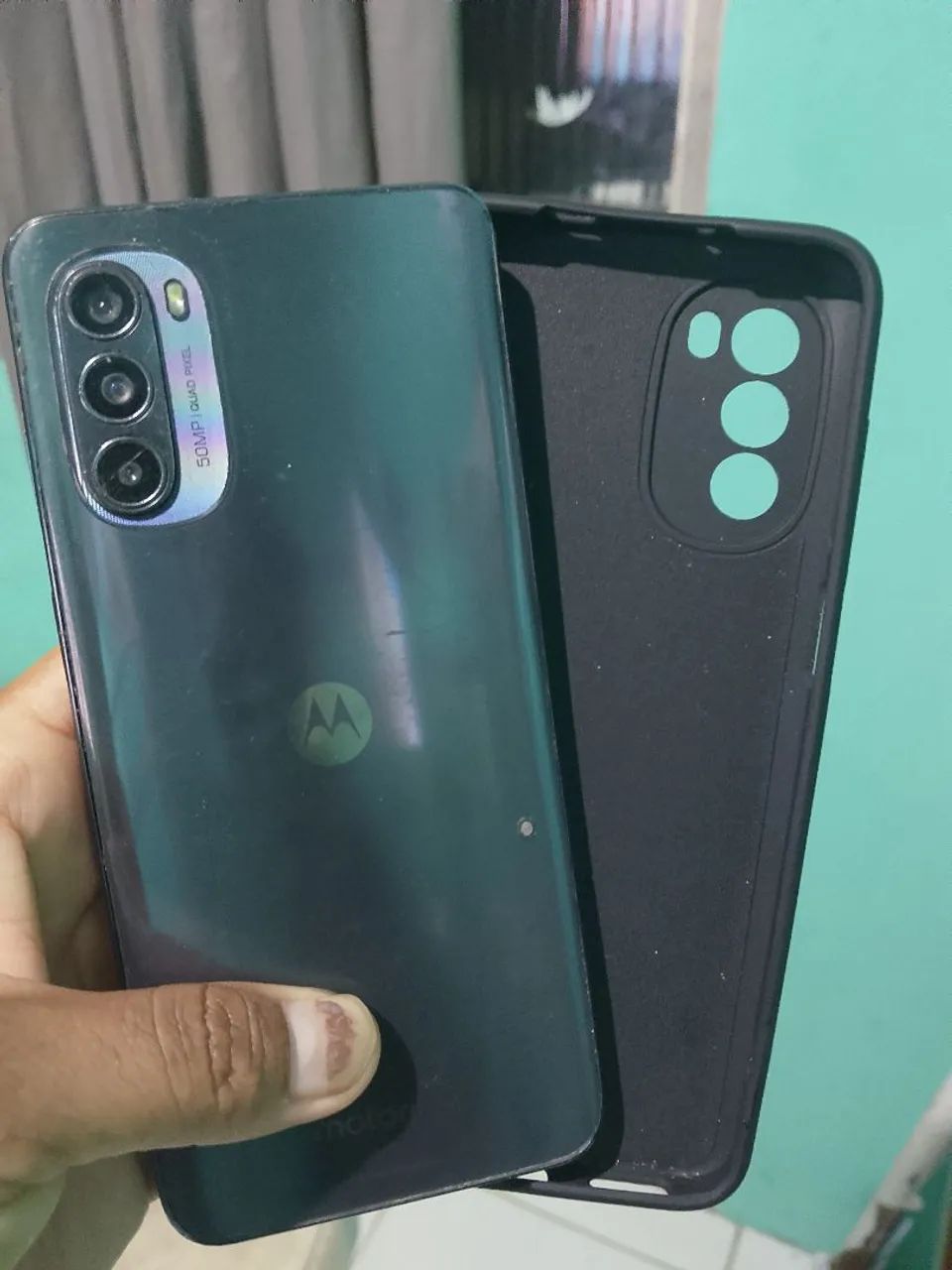 Moto g52 128gigas e NFC bem conservado capa e película  - Foto 4