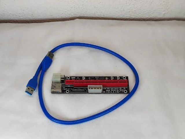 Placa Pci-e Express Riser Ver009s Usb 3.0 Extensor