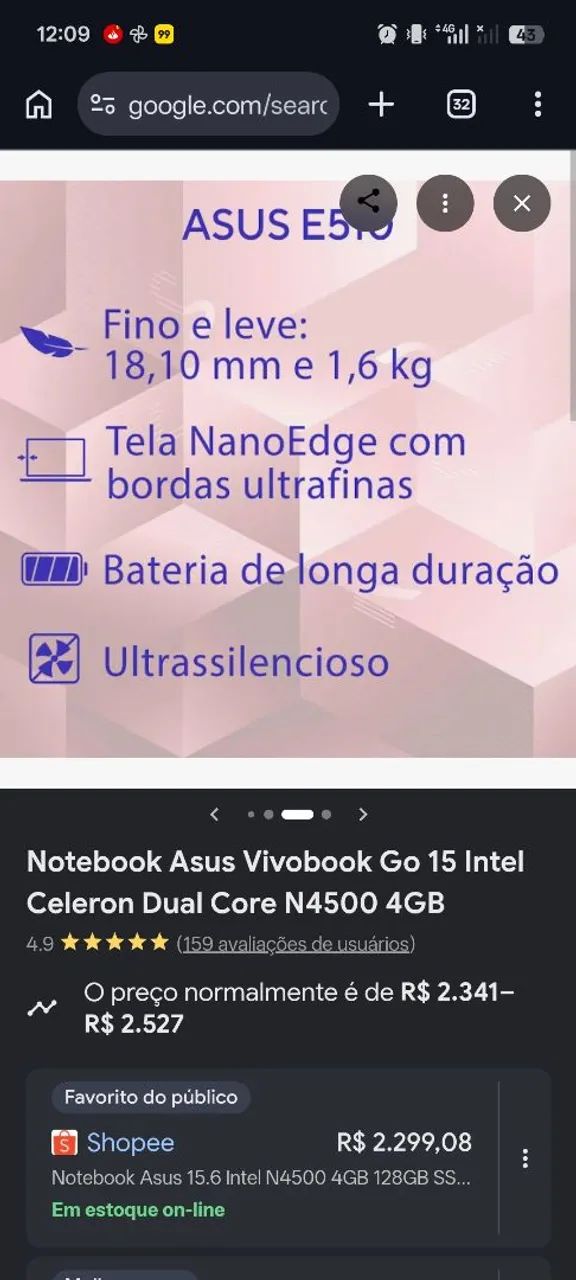 Vendo Note Rosa VivoBook URGENTEE!!!