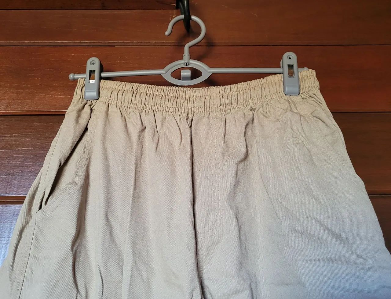 Calça Magic Jump Cargo Bege - Tam G - Foto 3