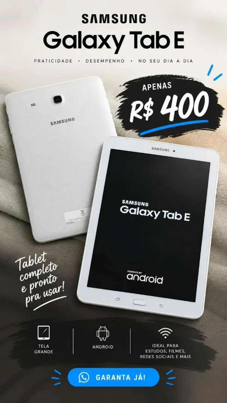 Tablet Samsung Tab E