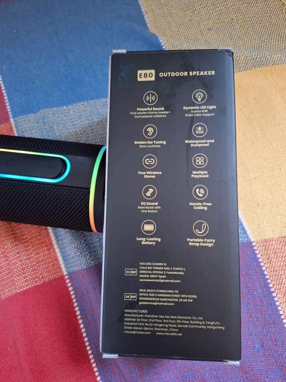 Caixa de som mlove e80 nova! - Foto 4