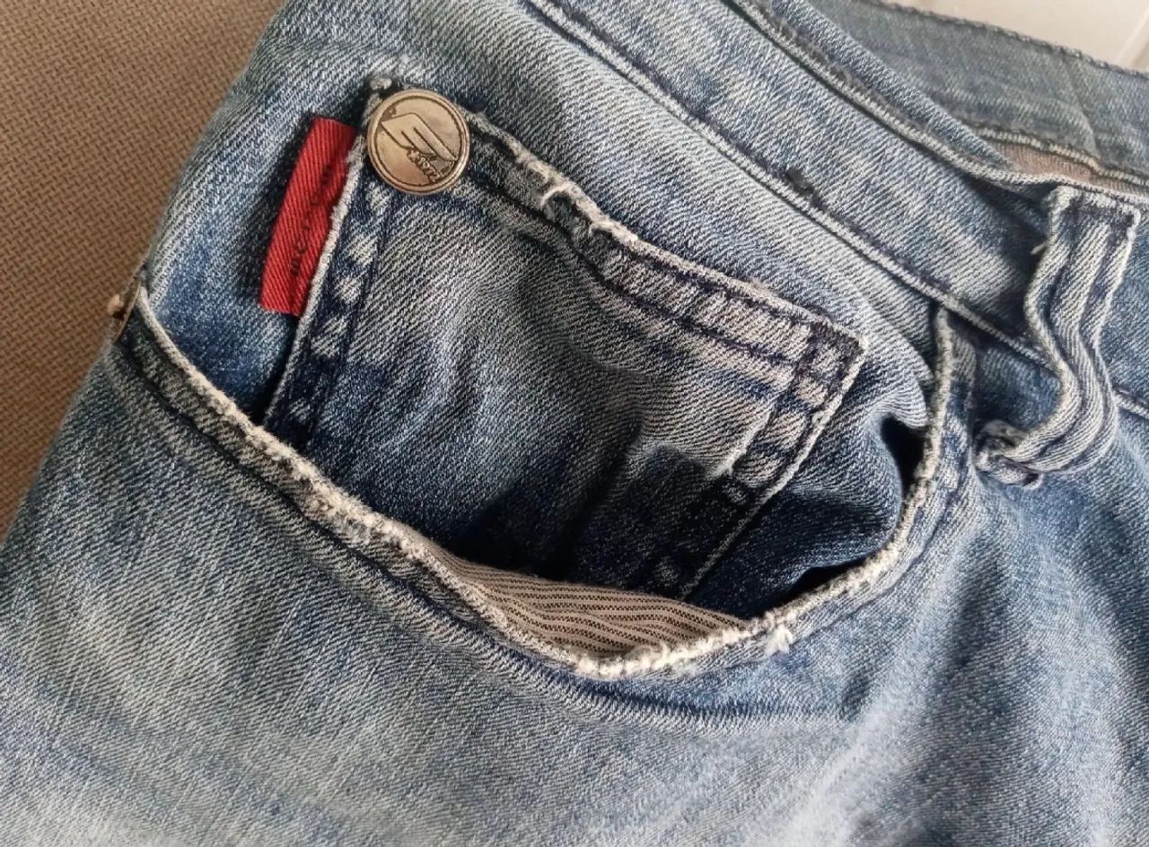 Shorts Jeans Ellus Azul Claro - Foto 4