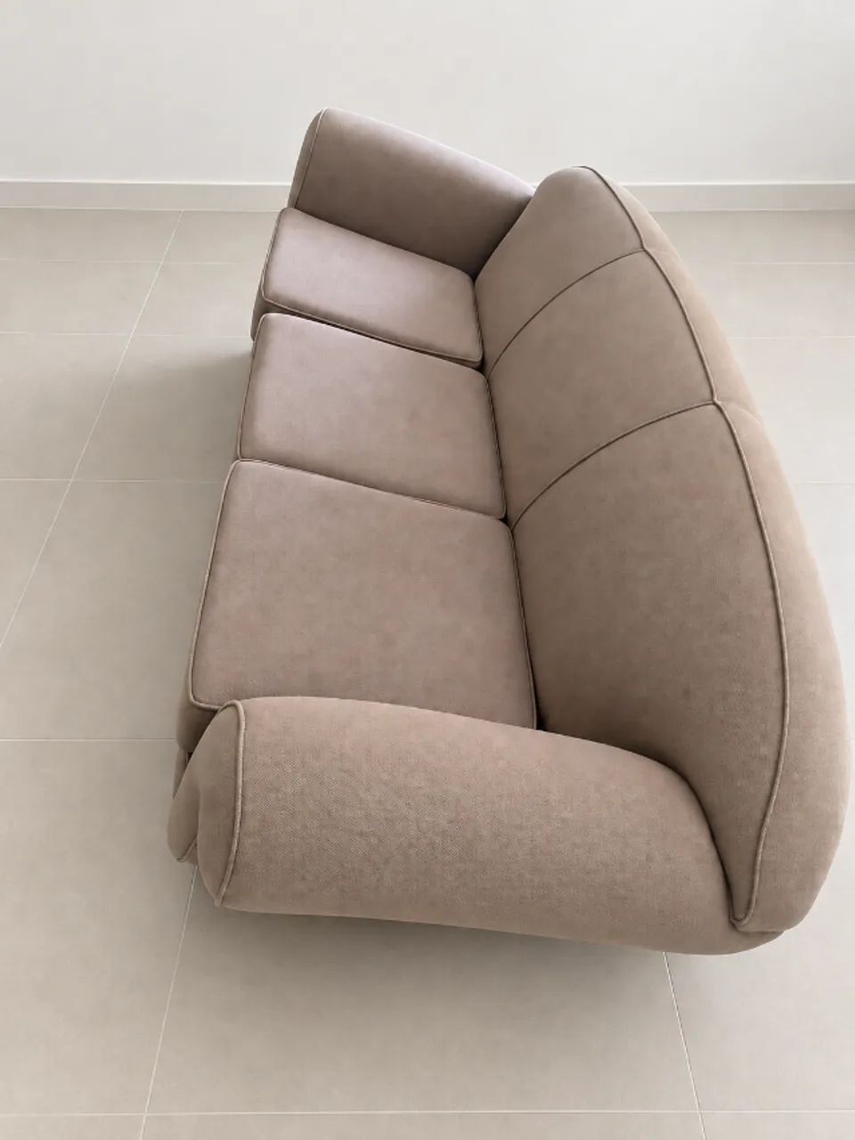 Sofá Vintage 3 Lugares+ 2 Poltronas Couro (Usado)  - Foto 3