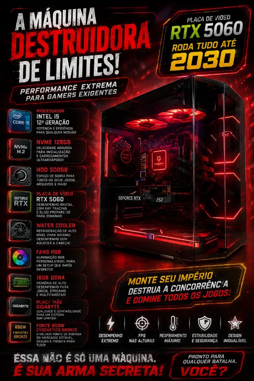 PC Gamer I5 RTX 5060