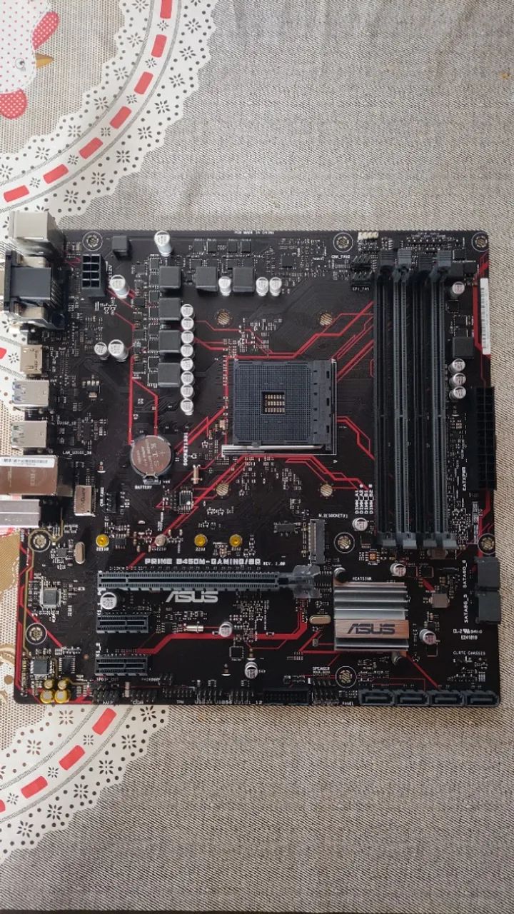 Placa mãe AM4 Asus Prime B450M-Gaming/BR - Foto 2
