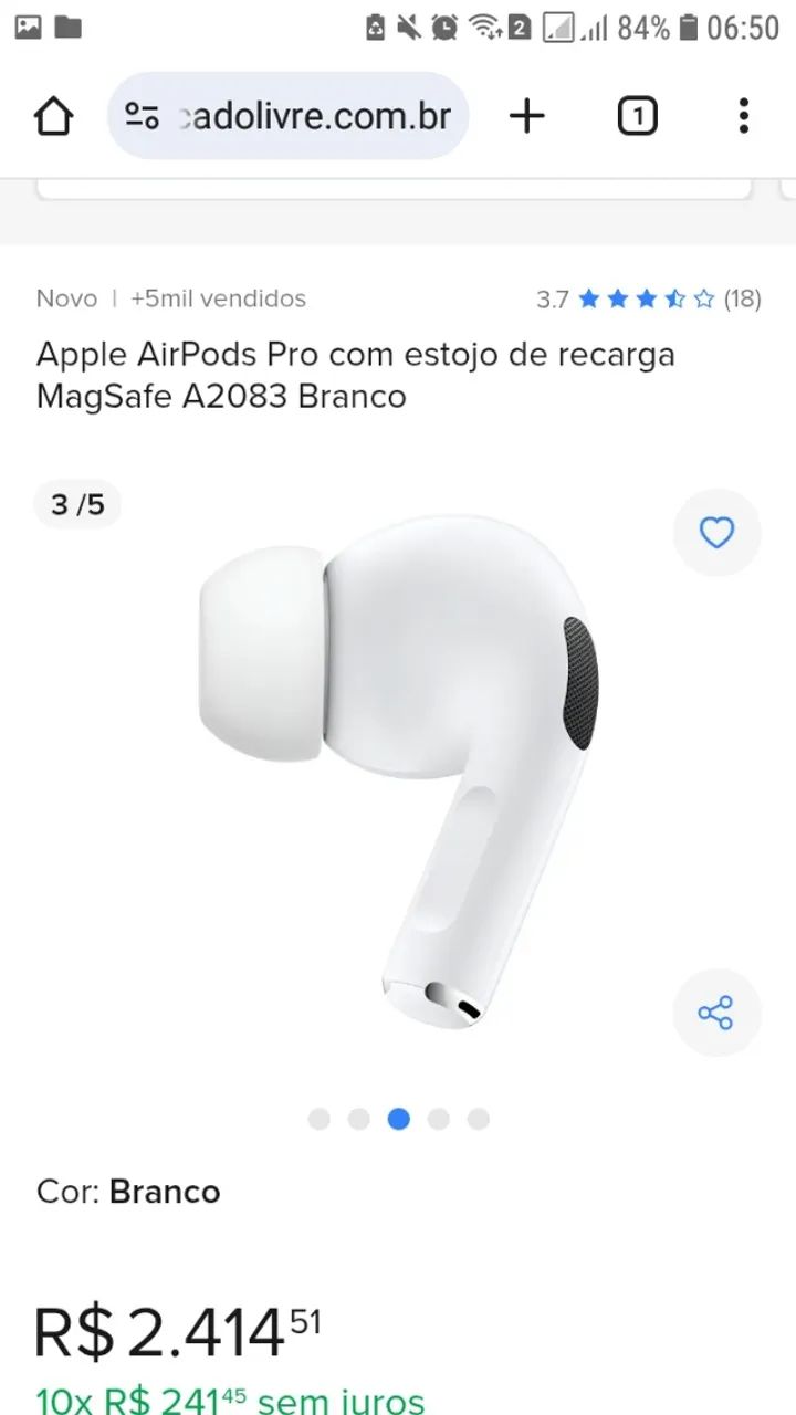 AirPods Pro primeira geração original da Apple - Fones de Ouvido