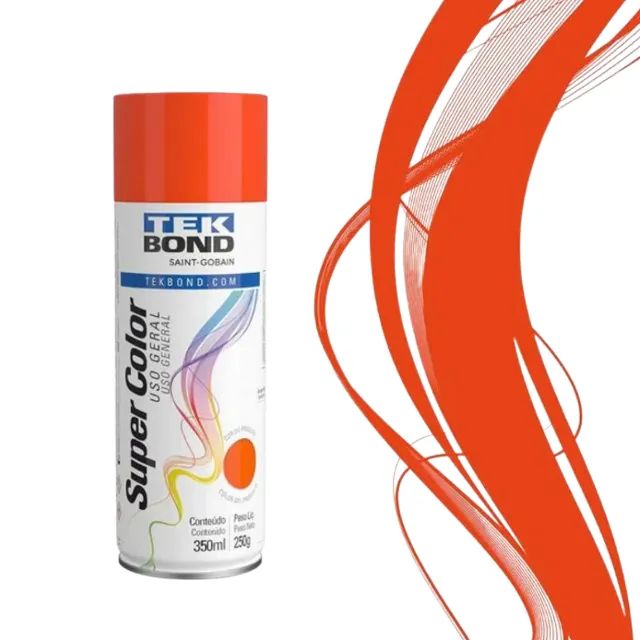 Tinta Spray Uso Geral 350ml Tekbond - Foto 6