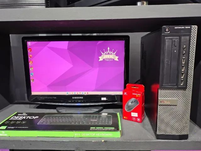 Setup Completo Dell Com Monitor 20 Polegadas, Processador I7 E Ssd - Foto 4