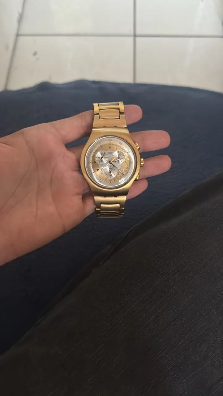 Swatch Série Ouro Pirâmide 
