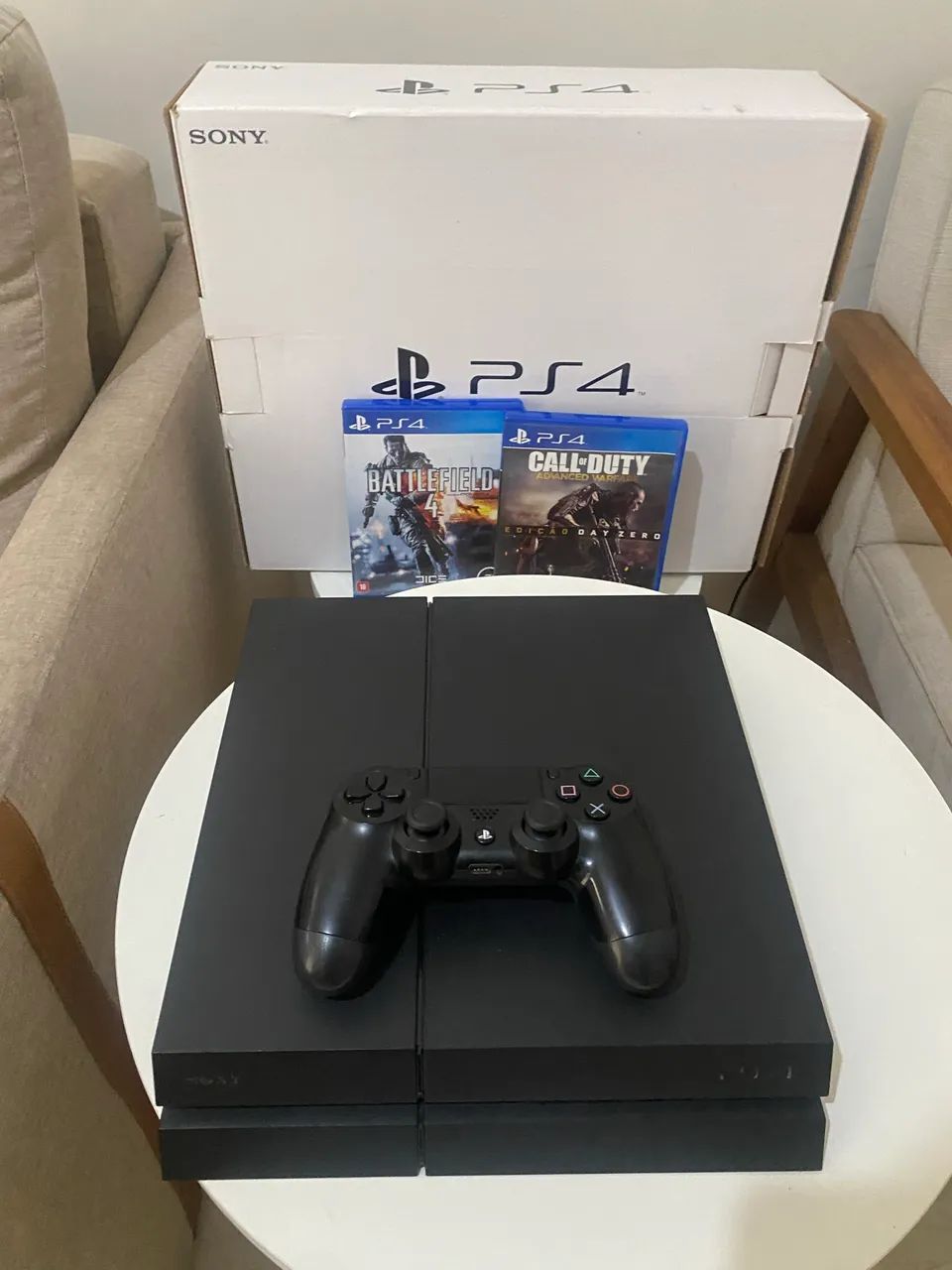PS4 +JOGOS + CONTROLE  - Foto 2