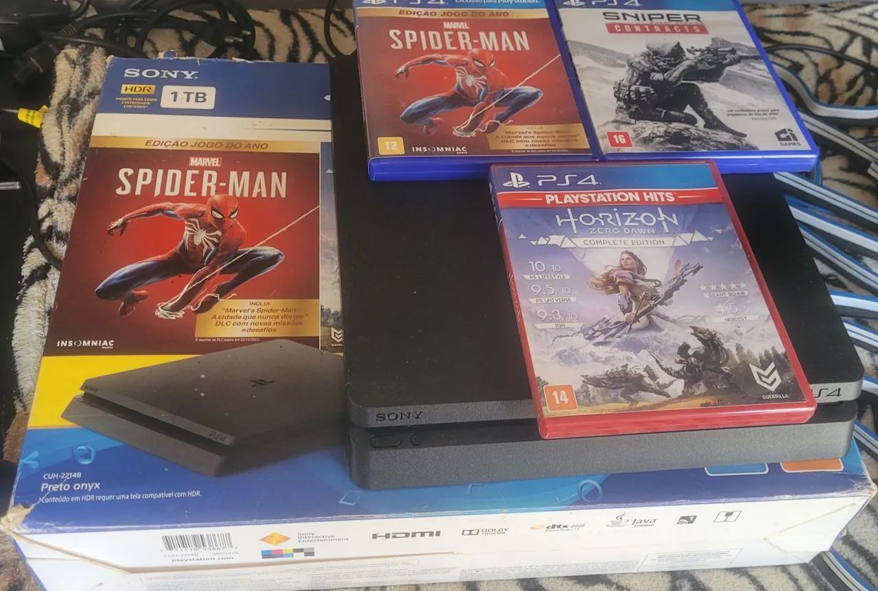 Ps4 slim 1 terá, 3 jogos - Foto 3