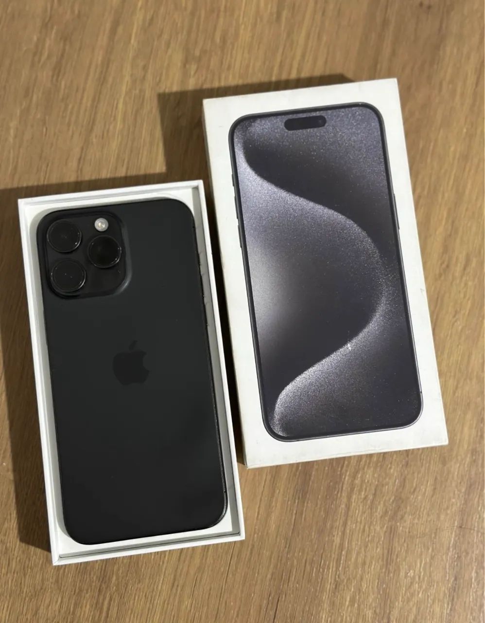 iPhone 15 pro max titânio natural black  - Foto 2