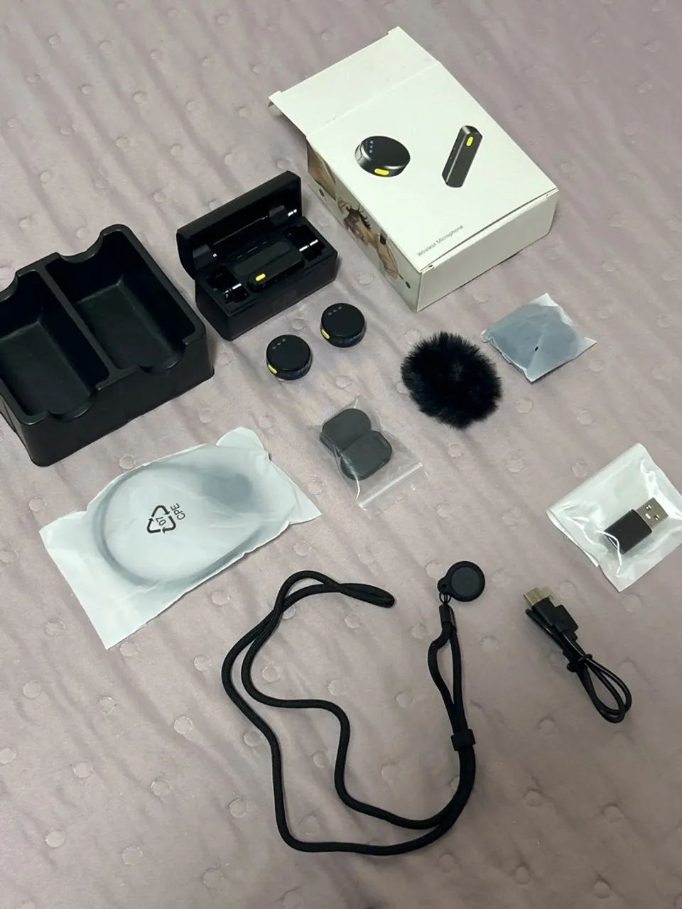 Microfone Lapela Kit USB-C - Foto 4