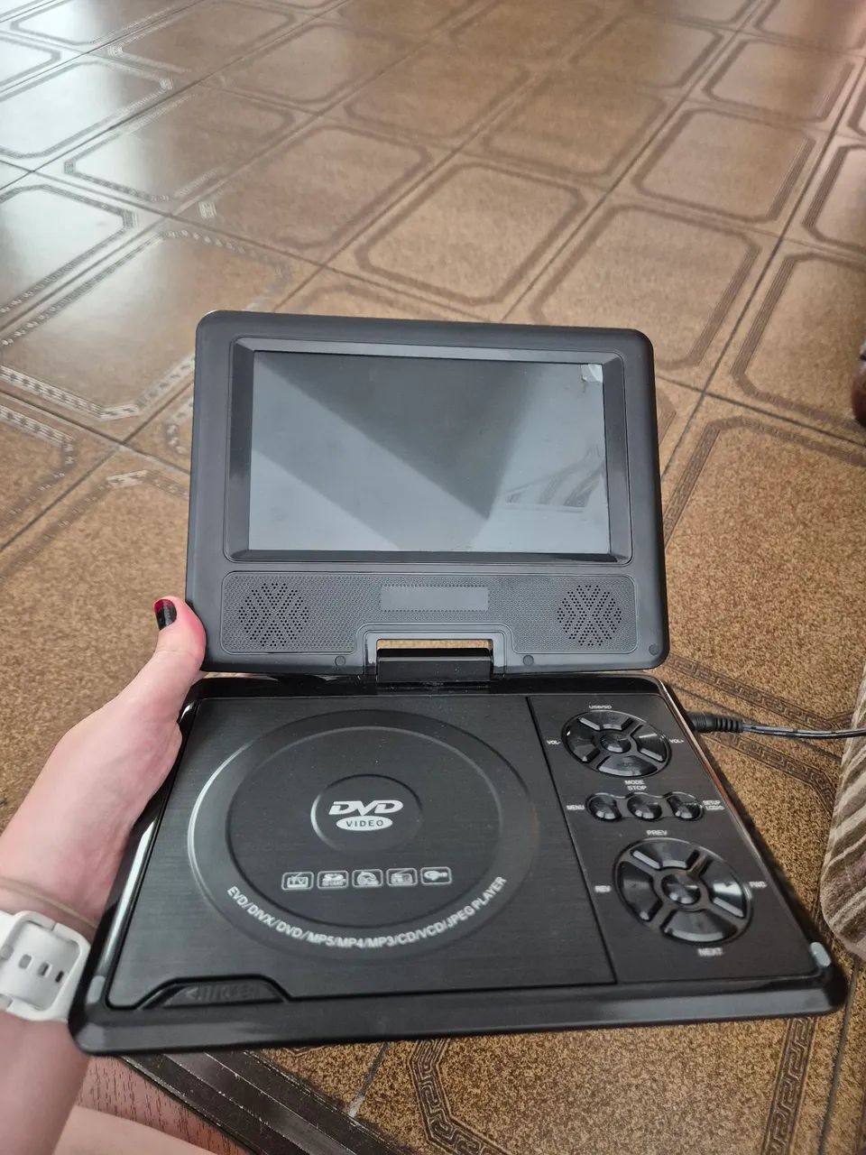 aparelho portátil dvd 
