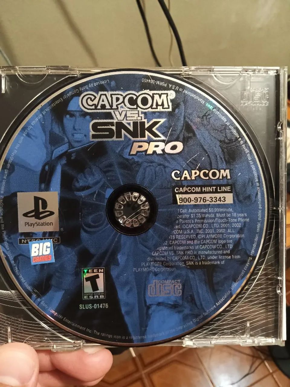 Capcom vs snk ps1 original americano só o cd - Jogos de Vídeo Game