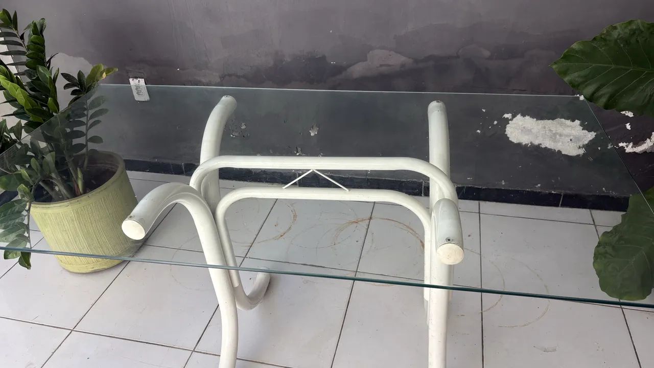 Mesa de vidro 6 cadeiras  - Foto 2