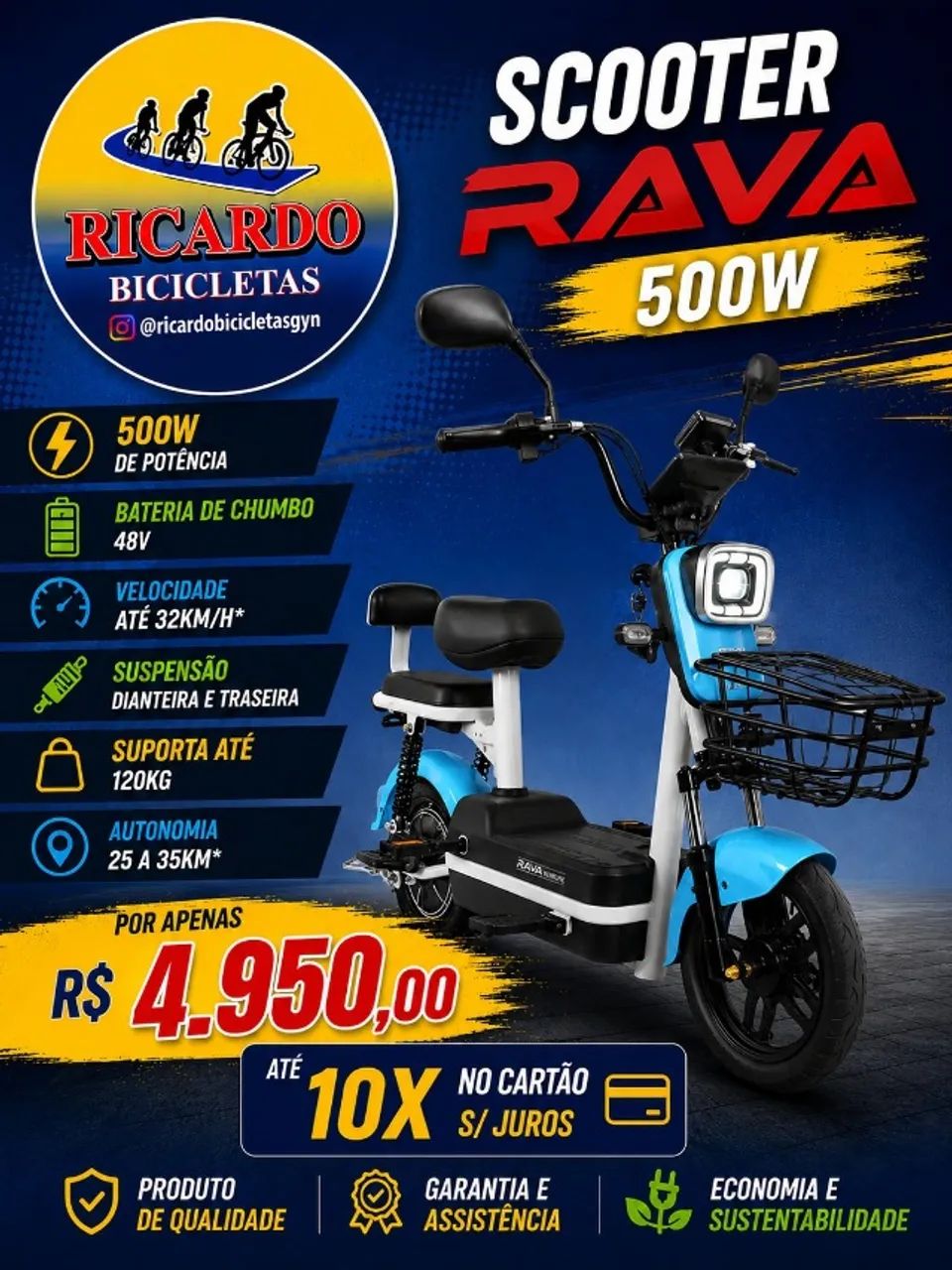 SCOOTER 500W - Foto 3