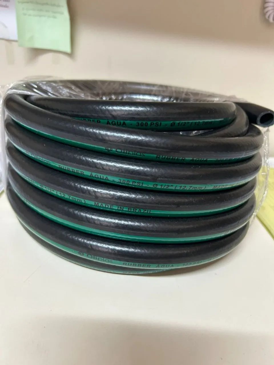 Mangueiras PT300 1/2 rubber agua C/tarja verde reforçada - Foto 6