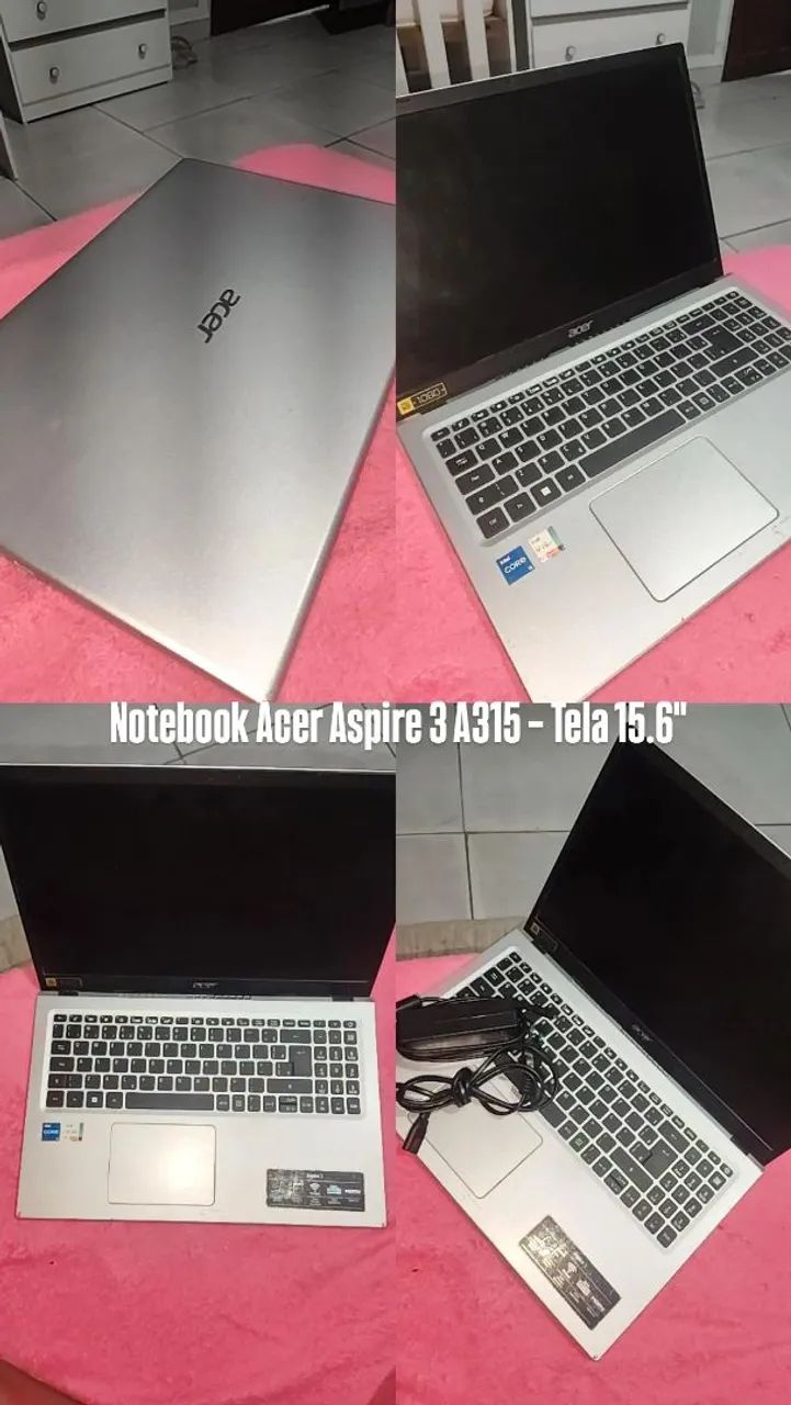 Notebook Acer Aspire 3 A315 - Tela 15.6"