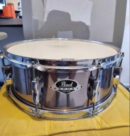 Bateria Pearl Export Smokey Chrome - Foto 3