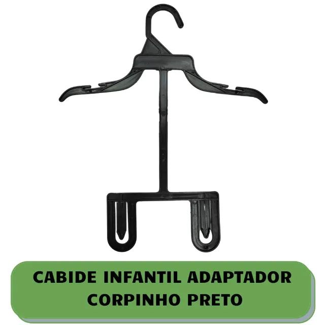 Cabide Conjunto Bebê Infantil Modelo Espada - Kit com 10 Un. - Foto 4