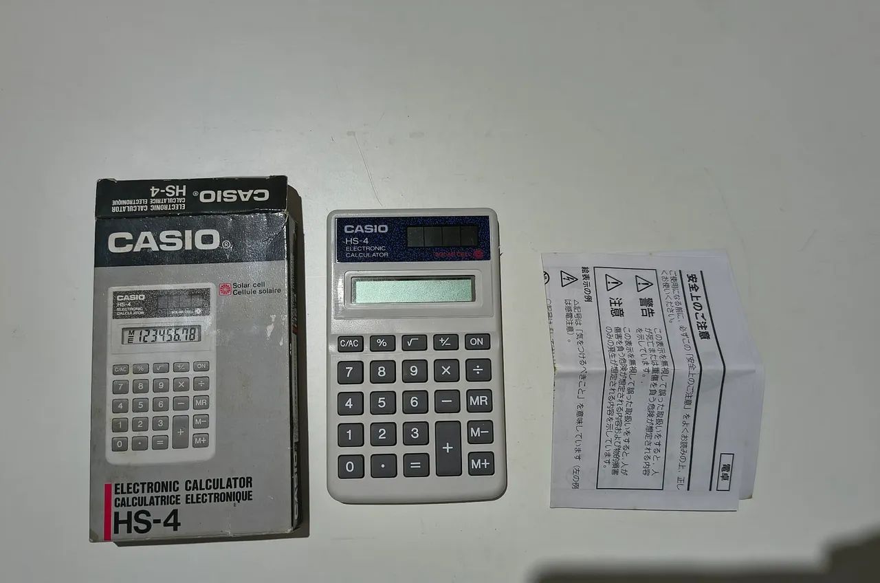 Calculadora Casio antiga 
