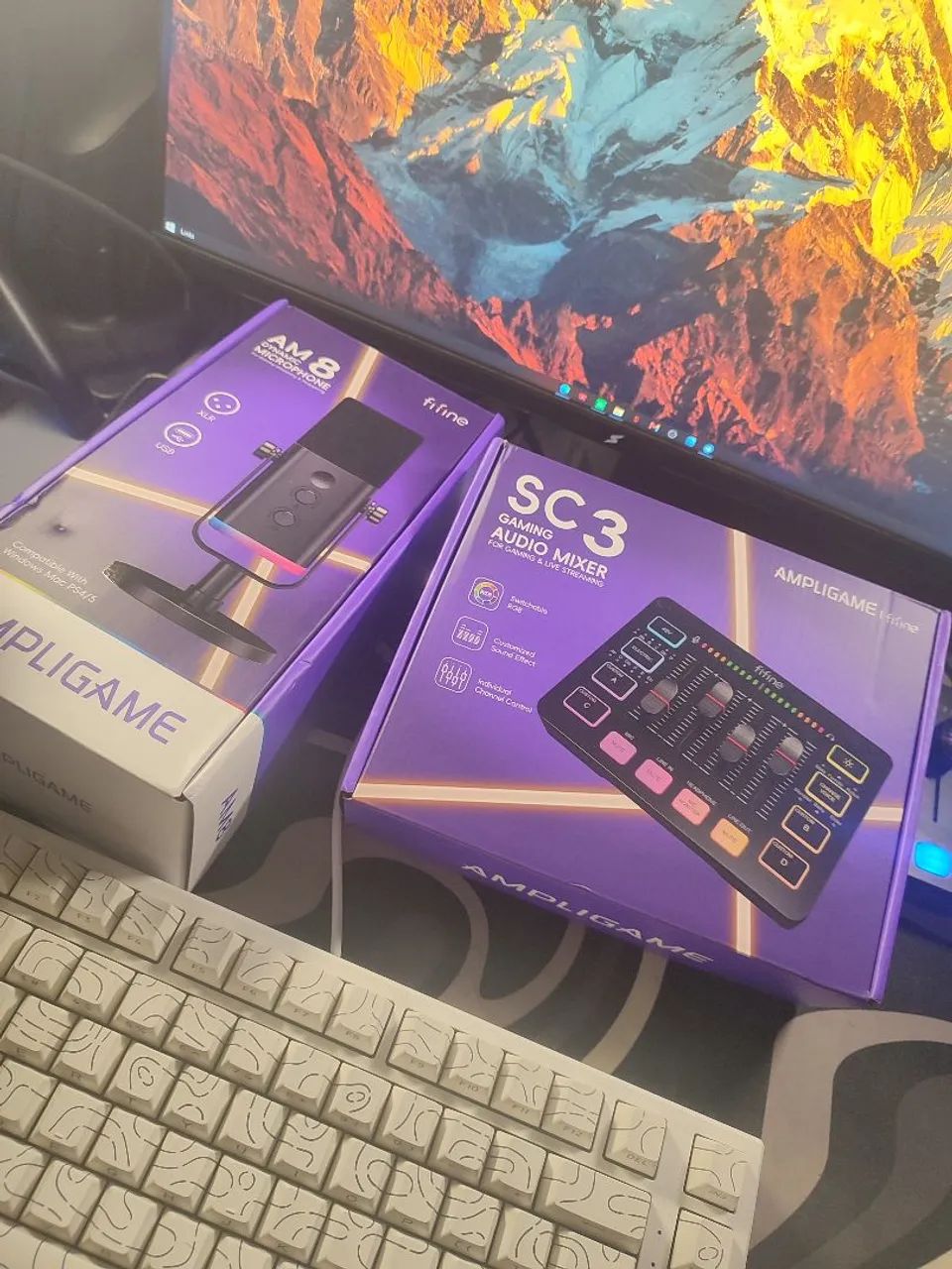 Kit Fifine Am8 + Mixer Sc3  - Foto 5