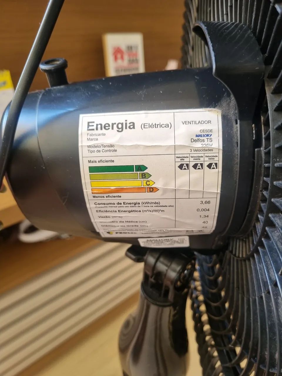 Ventilador Mallory Delfos TS + - Foto 2