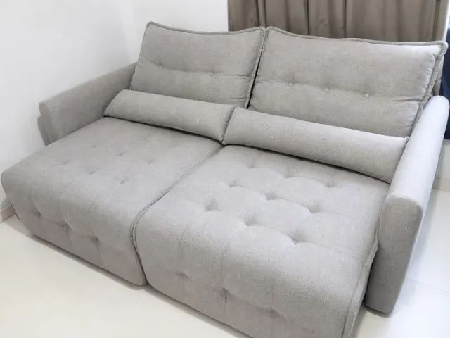 Sofa Retratil Cinza *URGENTE*