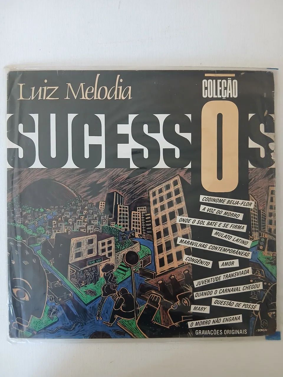 Lp Luiz melodia "coleção sucessos " usado