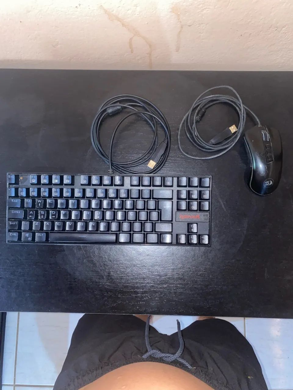 TECLADO E MOUSE REDRAGON USADO - Foto 5
