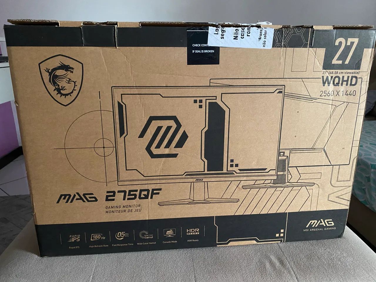 Monitor msi mag 27 polegada, wqhd - Foto 2