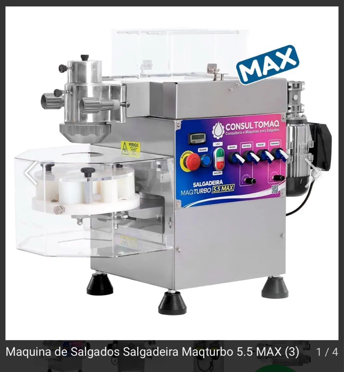 MODELADORA DE SALGADOS 