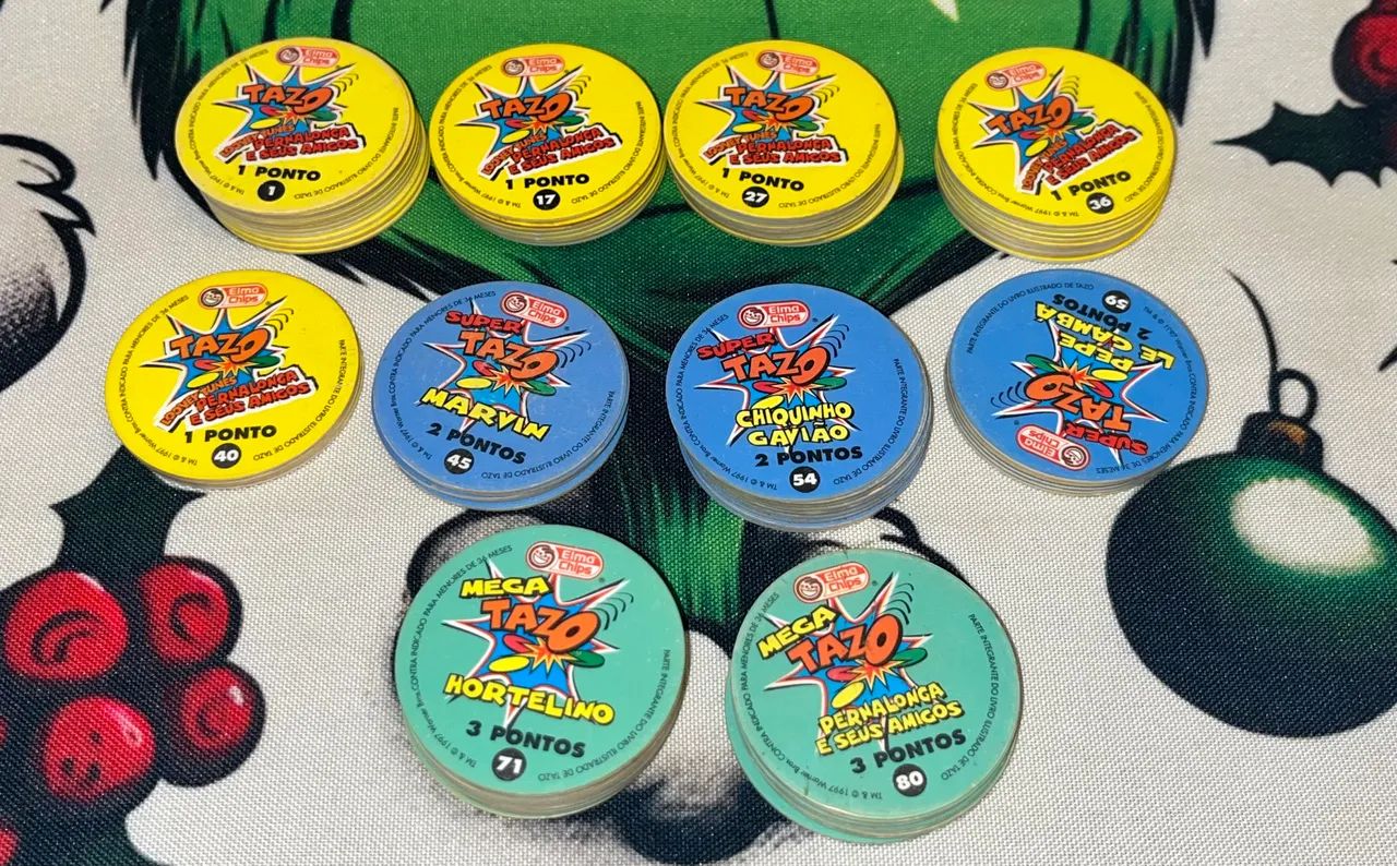 Looney Tunes Tazos | Coleção Completa looney tunes 