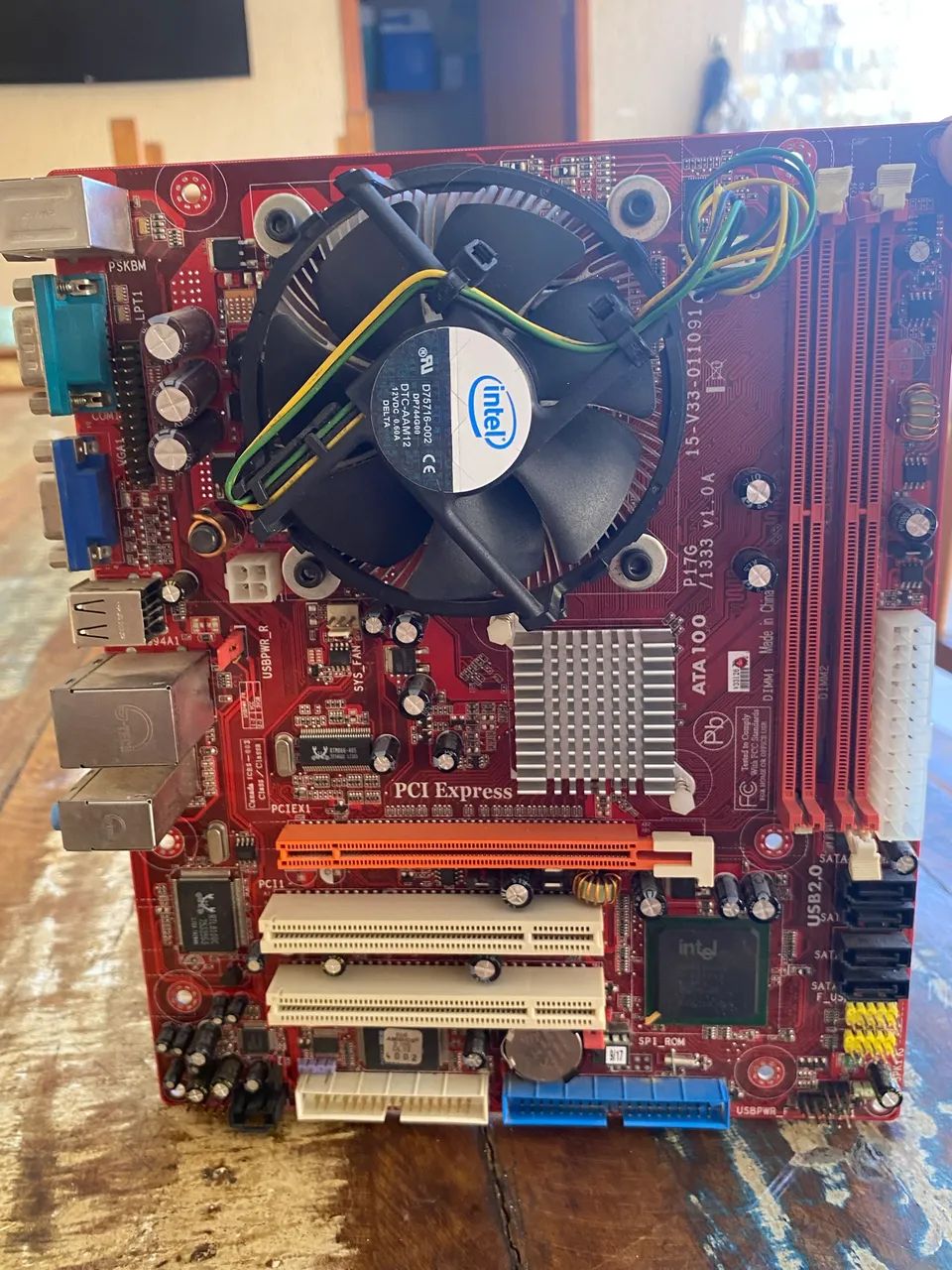 Kit Placa-mãe Intel Core 2 Duo + cooler - Foto 3