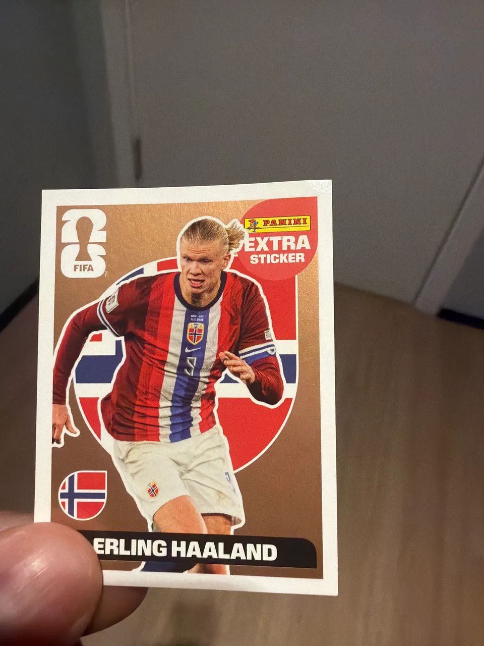 Figurinha copa extra legend bronze Halland