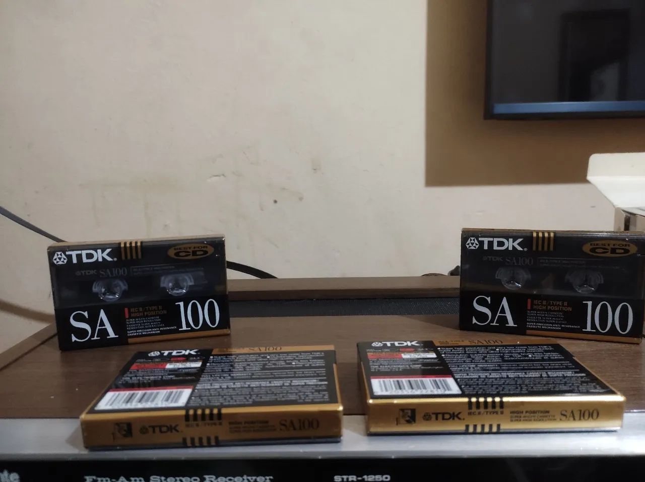 Fita K7 tdk SA 100 lEC ll / type ll high position  - Foto 3