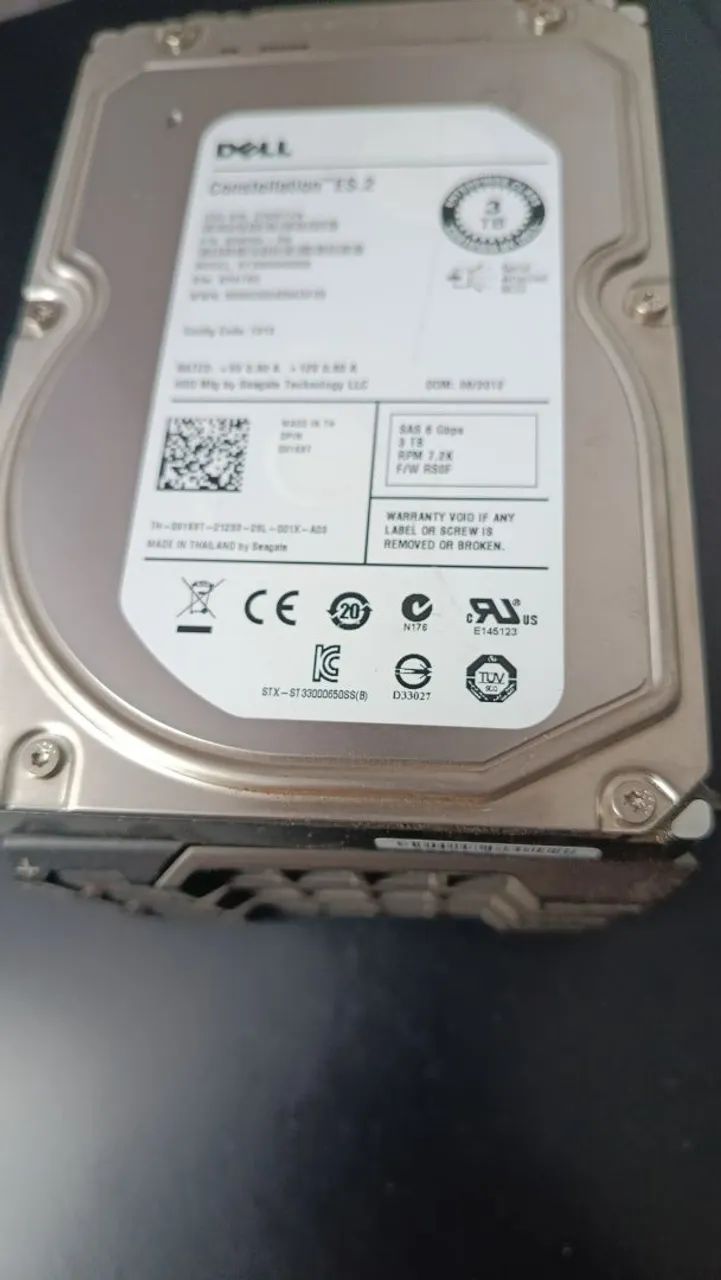 HD 3TB DELL SERVIDOR E PC COMUM  - Foto 5