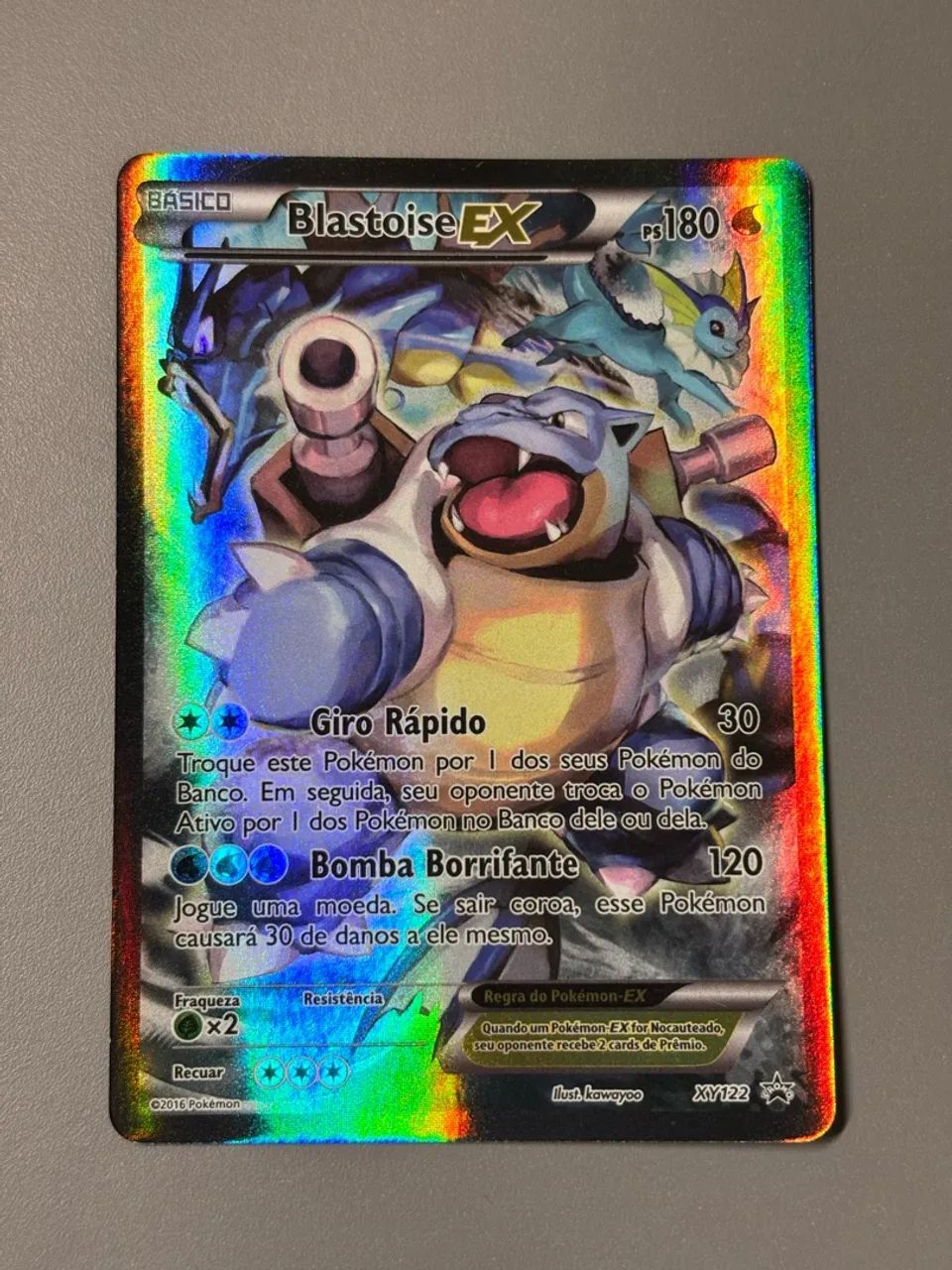 Carta Pokémon Blastoise Ex - Foto 2