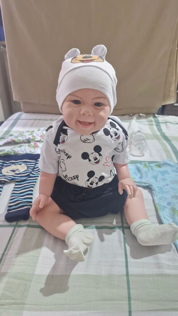  Bebê Reborn menino - Foto 3
