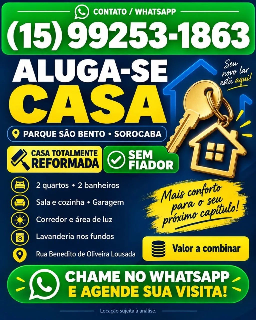Casa para alugar no Parque São Bento  Sorocaba - Foto 3