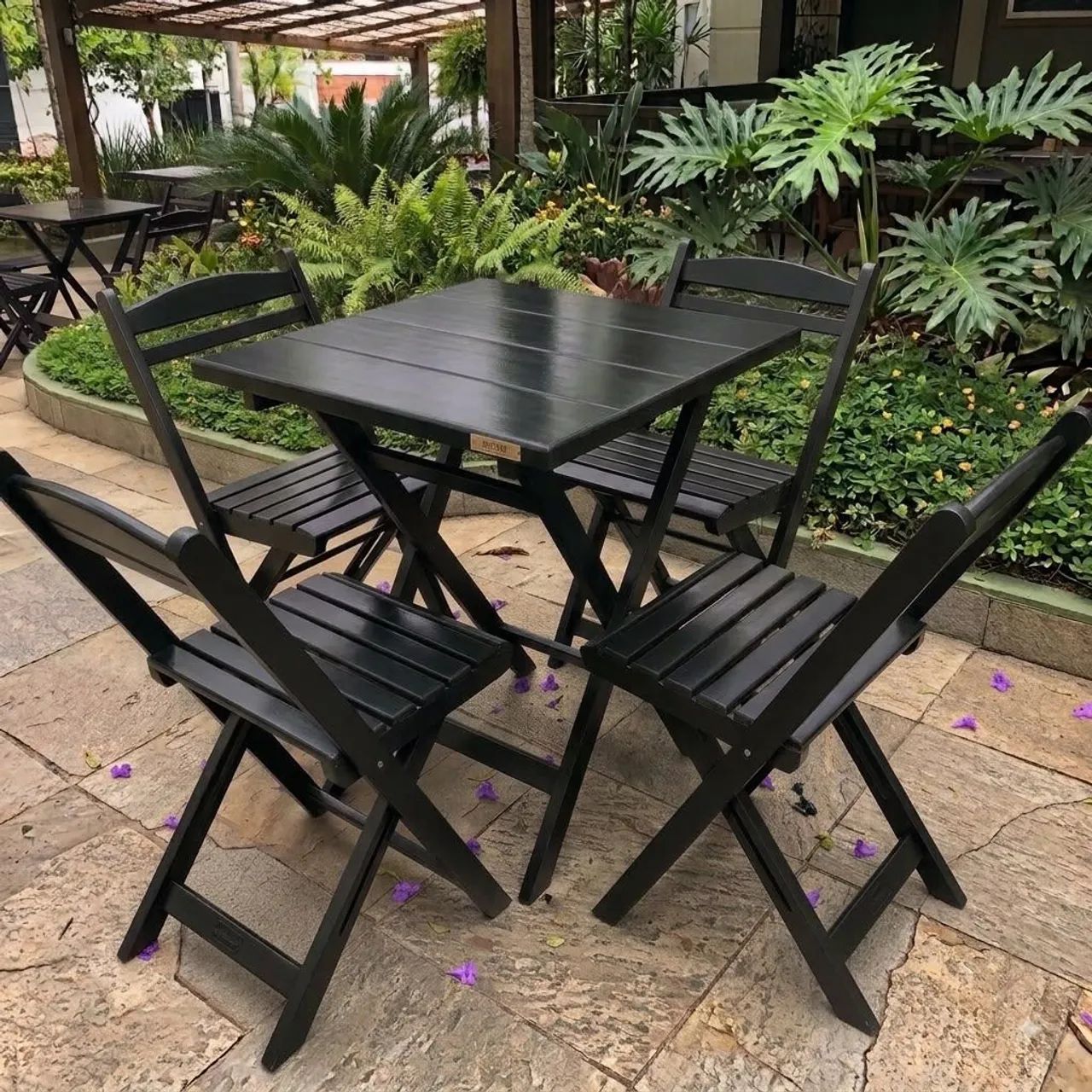 Conjuntos de mesa com cadeiras dobráveis  - Foto 5