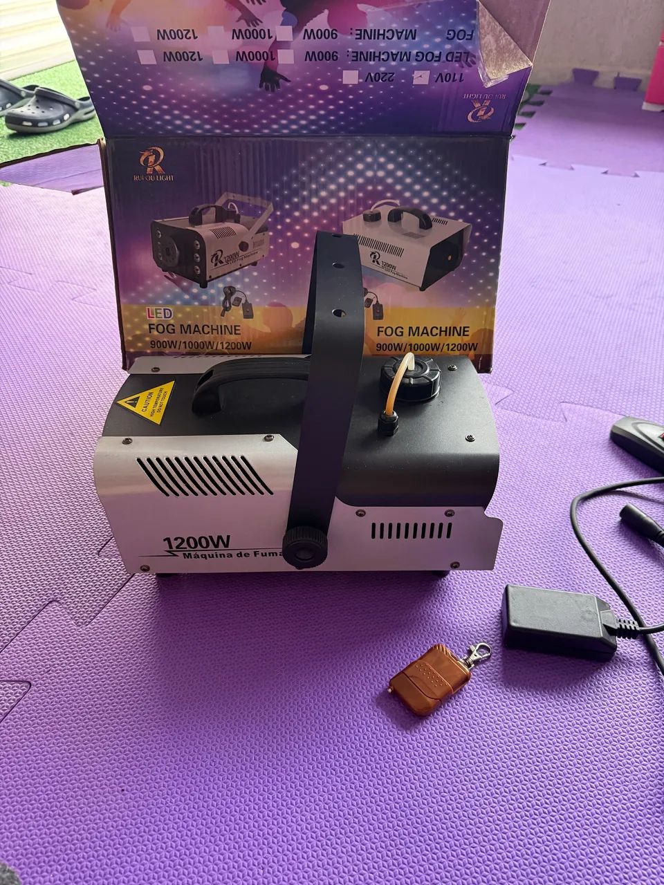 Máquina de fumaça 1200w 