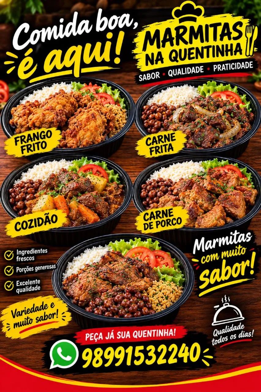 Quentinhas (Almoço)