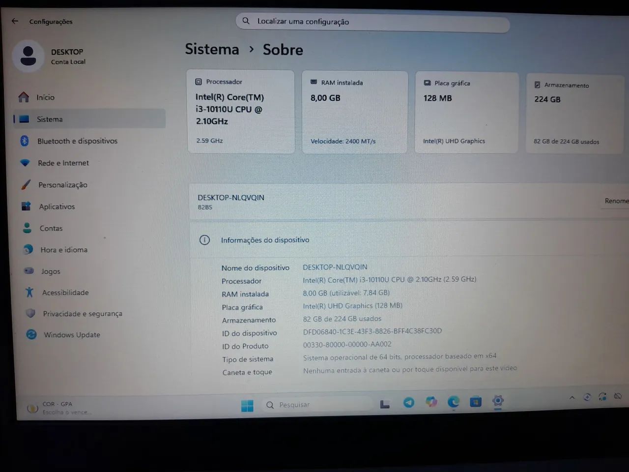 Notebook Seminovo  - Foto 5