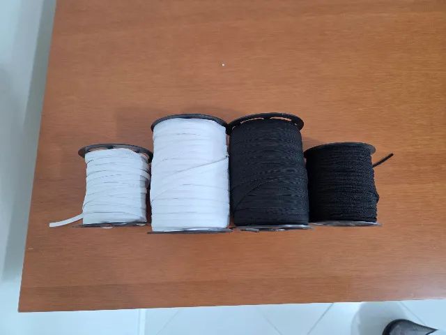 Elásticos para costura - Kit 4 rolos - Foto 5