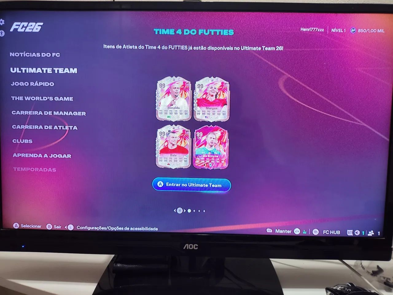 Vendo Tv AOC 32 polegadas não é smart 
