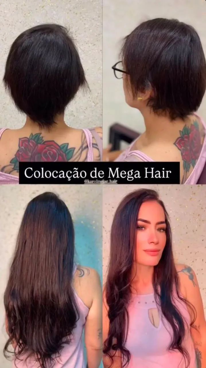 Mega Hair , fita adesiva ,micro cápsulas de queratina - Foto 4